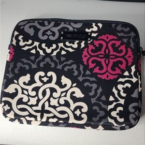 Vera Bradley Small Tablet Sleeve Case Cover zip close